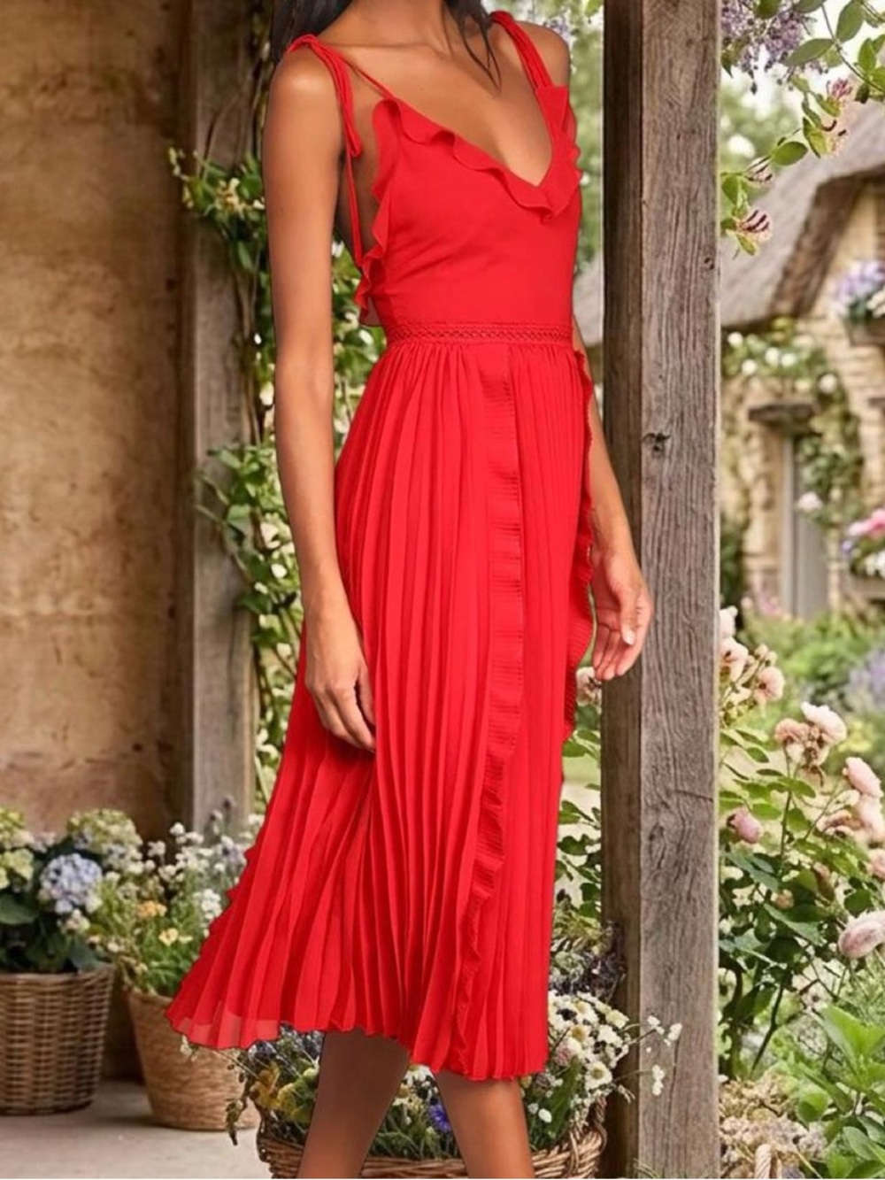 Lulus sexy red dress XL